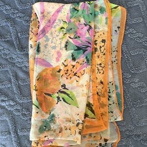 Beautiful Large Scarf 100% Silk